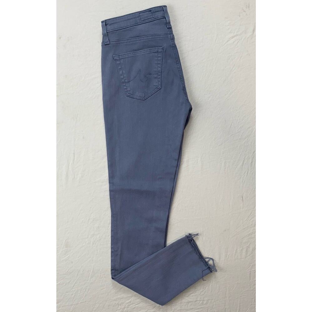 AG The Legging Super Skinny Ankle Lightweight Raw Cuff Stretch Roller Jean. 25R